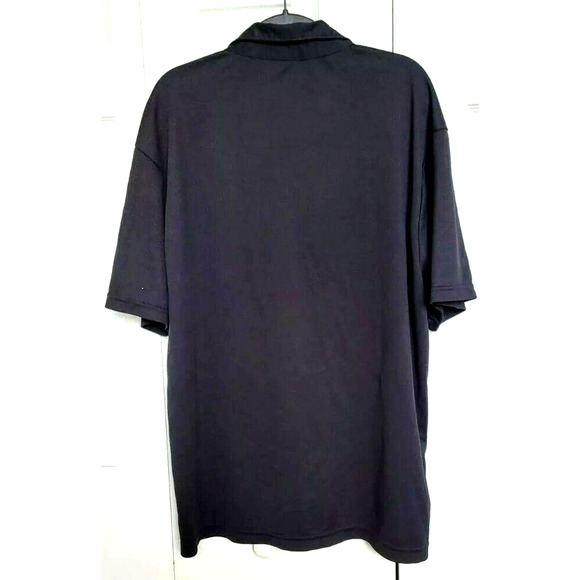 Nike Dri Fit Polo Black/ White Trim Short Sleeve - Picture 3 of 6